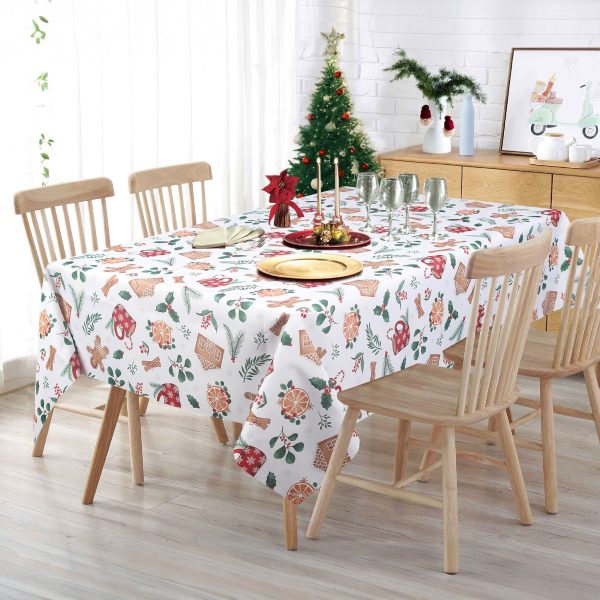 Tablecloth - Warmth - White For Sale