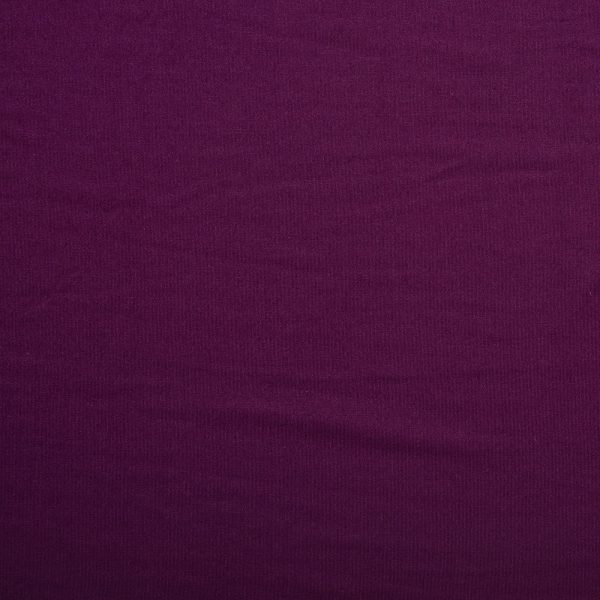 Double Brushed Spandex Knit - Eggplant on Sale