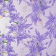 Digital Shaded Printed Sateen Cotton - BLOSSOM - 008 - Purple For Discount