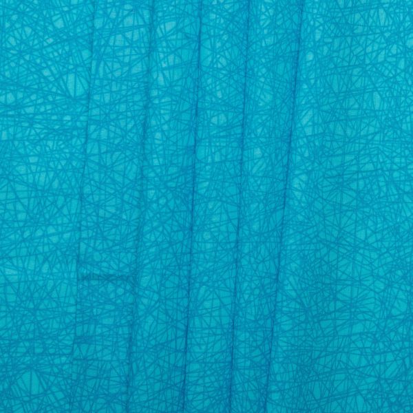 Blenders - Cotton Print - Stroke - Turquoise For Cheap