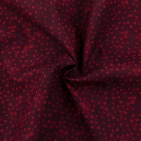 Blender Fabric - MINI DOT - 021 - Maroon Online now