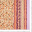 Border Printed Crinkled Yoryu - DELILAH - 020 - Beige Sale