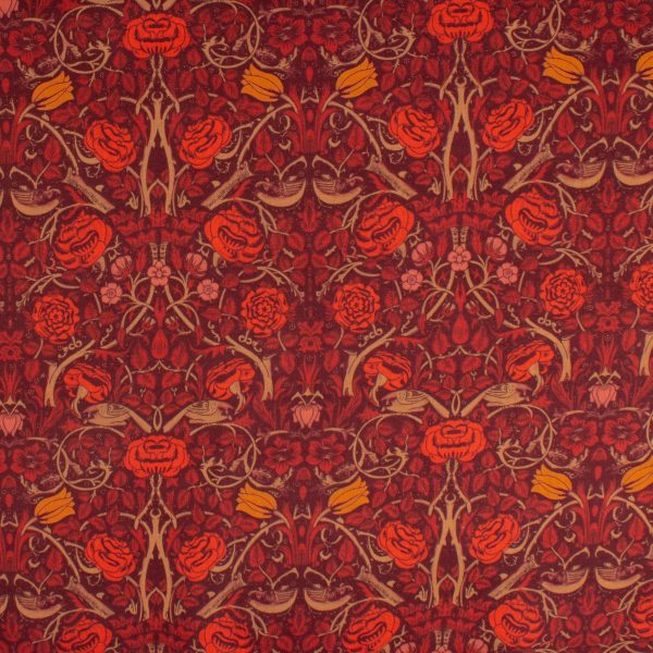 Digital Printed Twill - PRIYA - 003 - Red Cheap