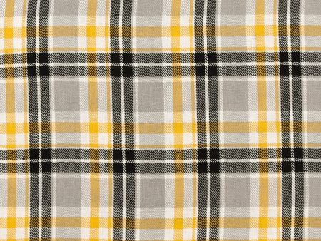 Brushed Cotton Plaid - NOAH - 036 - Yellow Online now