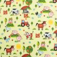 Printed Flannelette - CHARLIE - 175 - Green Discount