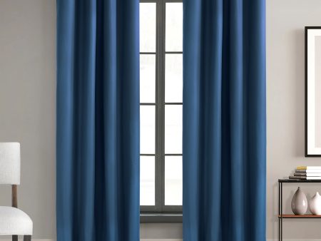 Grommet curtain panel - Dakota - Navy on Sale