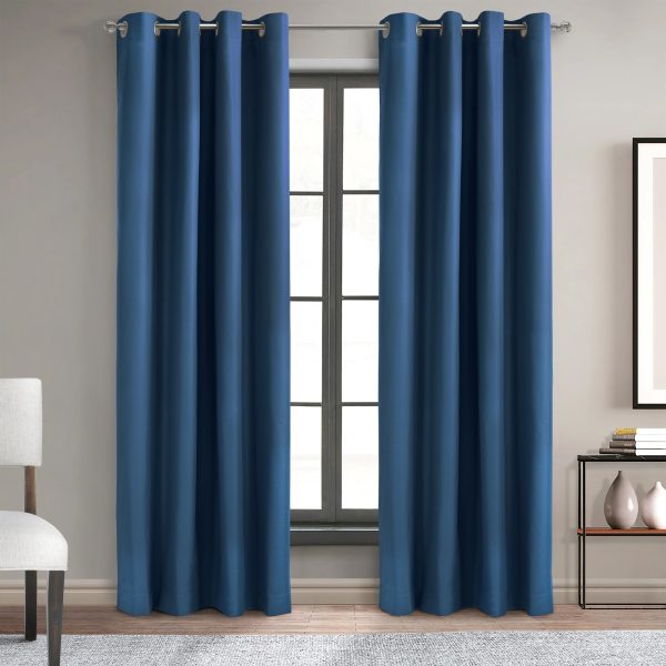 Grommet curtain panel - Dakota - Navy on Sale