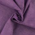 Blender Fabric - Printed Linen Look - 040 - Violet For Sale