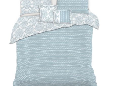 Isabelle - 5 pcs Reversible Comforter set Fashion