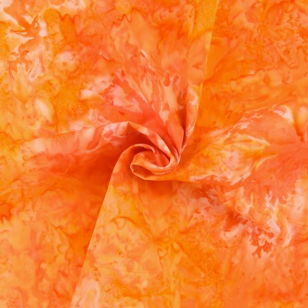 Batik - BALI - 121 - Orange For Discount