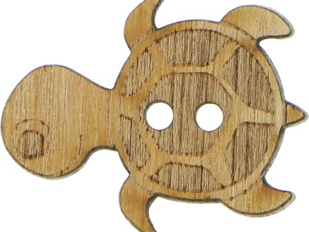 INSPIRE 2 Hole Button - 27mm (1 ) - Wood -4 pcs Online Sale