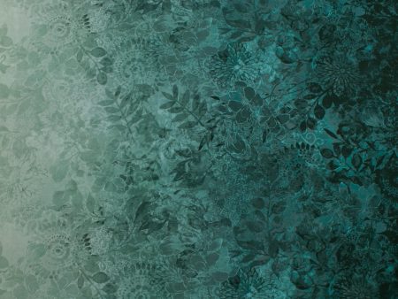 Digital Printed Cotton - GAIA GRADATIONS - 001 - Ocean For Sale