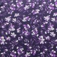 Digital Printed Stretch Velvet - GLAM - 005 - Purple Cheap