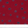 CHELSEA Flannelette Print - Play - Red For Discount