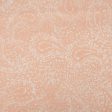 Crepe Print - DELPHINE - Paisleys - Peach on Sale