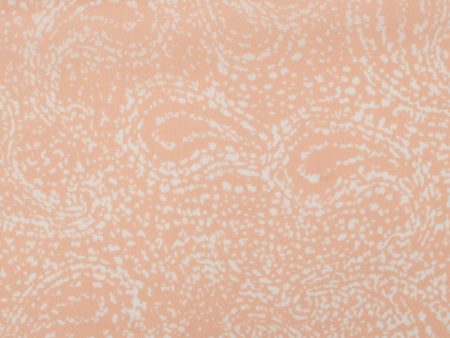 Crepe Print - DELPHINE - Paisleys - Peach on Sale