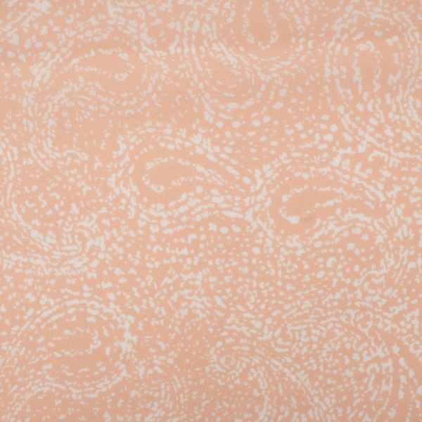 Crepe Print - DELPHINE - Paisleys - Peach on Sale