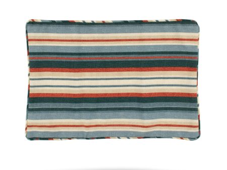 Decorative Outdoor Cushion - Crisantemi Stripe  - 13 x 20in For Cheap