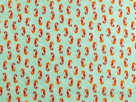 Windham Fabrics - Printed Cotton -DEEP SEA - 006 - Aqua Cheap