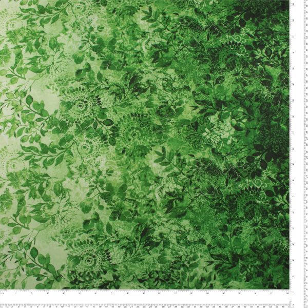 Digital Printed Cotton - GAIA GRADATIONS - 004 - Green Online