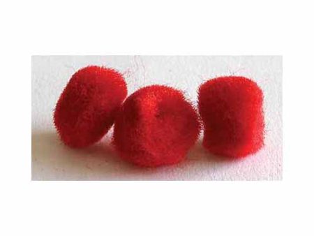 HOBBY Pompoms Red - 5mm - 40 pcs Hot on Sale