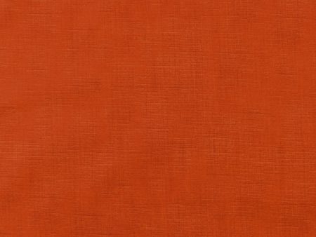 Blender Fabric - Printed Linen Look - 044 - Orange Cheap