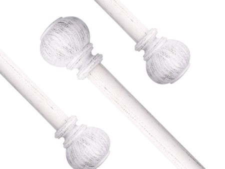 Doorknob - Metal rod set - White Discount