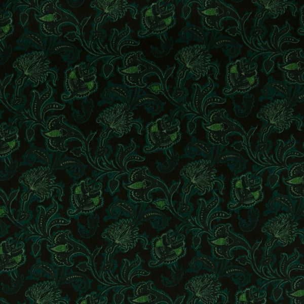 Digital Printed Poly viscose - PENELOPE - 003 - Teal Online Hot Sale