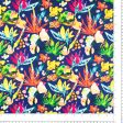 Digital Printed Cotton - COLOR CRUSH - 009 - Indigo on Sale