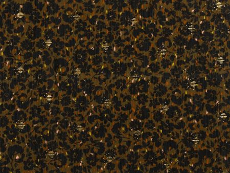 Chiffon Yoryu Foil - ARIA - 003 - Khaki For Sale