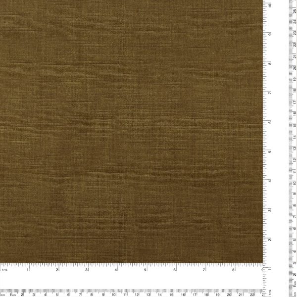 Blender Fabric - Printed Linen Look - 046 - Walnut on Sale