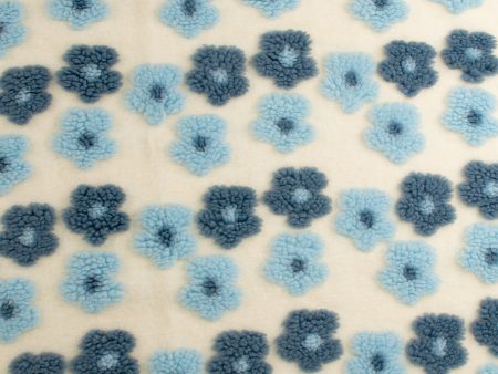 Coating - Raised Flower - 001 - Blue Cheap