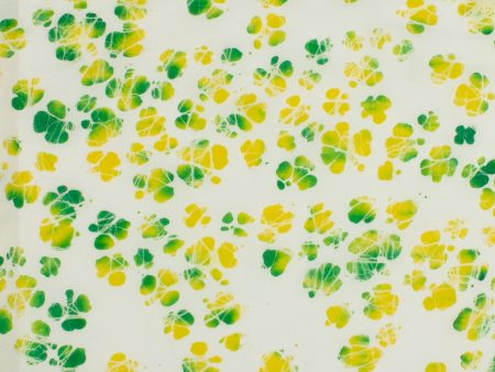 Cotton Batik - MAGNOLIA - 017 - Yellow & Green For Cheap