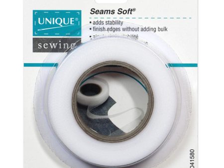 UNIQUE Seams Soft White - 16mm x 14m (½  x 15yd) on Sale