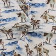 3 Wishes Fabrics - Printed Cotton - HERE COMES SANTA - 005 - White Fashion