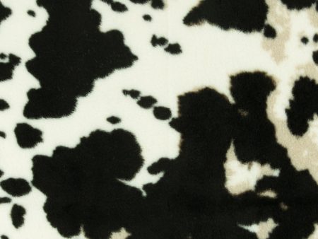 Anti Pill Fleece Print - MONTANA - CH2 - Black Hot on Sale