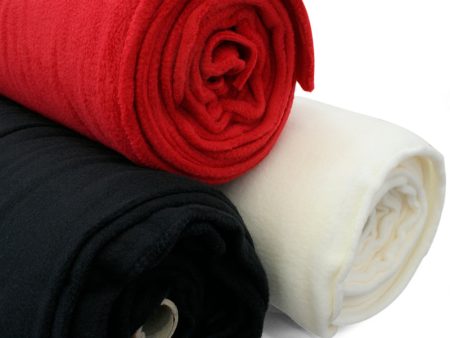 Anti-pill Fleece Solid - ICY - Bulk on Sale