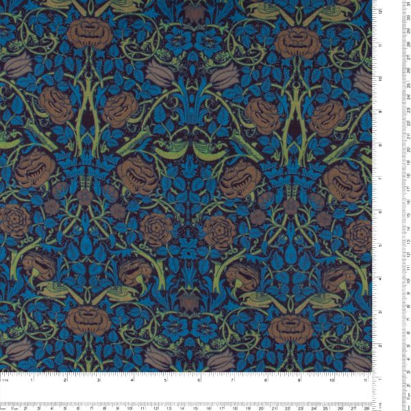 Digital Printed Twill - PRIYA - 004 - Blue Supply