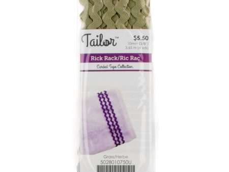 RICK RACK 10mm - Grass Hot on Sale