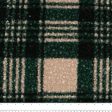 Bouclé Plaid Coating - CURLY - Green Online Sale