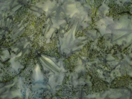 BALI batik - Marble - Foliage   Grey For Sale