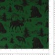 Digital Printed Cotton - WINTER WONDERLAND - 009 - Green Online