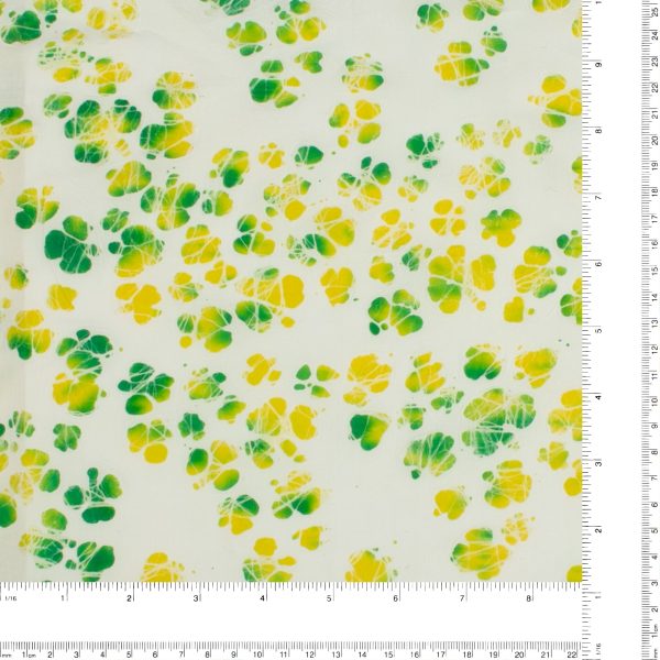 Cotton Batik - MAGNOLIA - 017 - Yellow & Green For Cheap