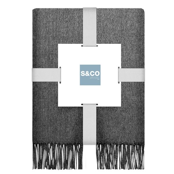 Decorative Throw - Faux Cashemire - Charcoal - 50 x 60 inch (127 x 152 cm) Online