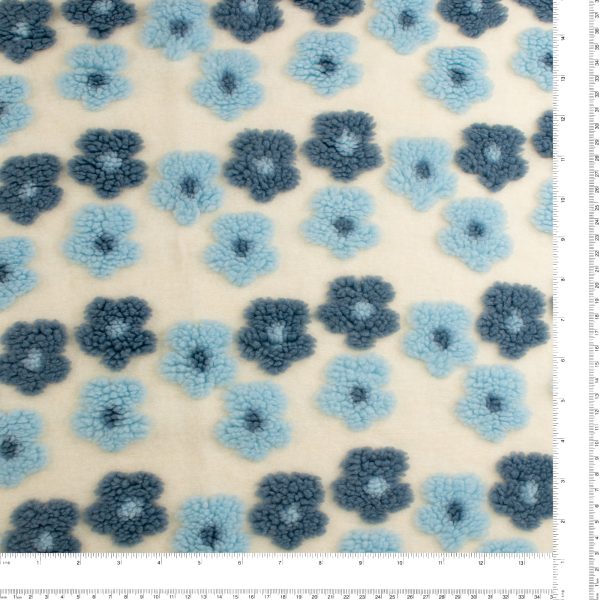 Coating - Raised Flower - 001 - Blue Cheap