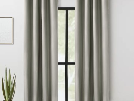 Grommet curtain panel - Dakota - Light Grey Fashion