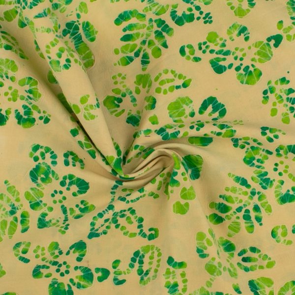 Cotton Batik - MAGNOLIA - 014 - Lime & Green on Sale