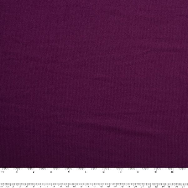 Double Brushed Spandex Knit - Eggplant on Sale