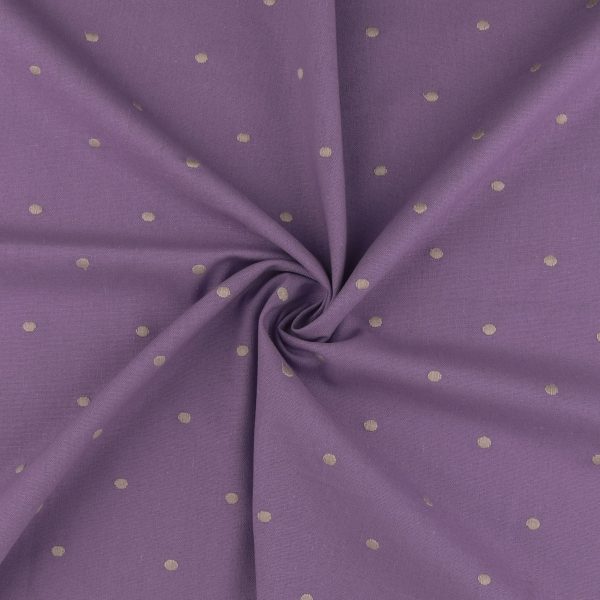 Embroidered Linen look - SUSSY - Purple on Sale