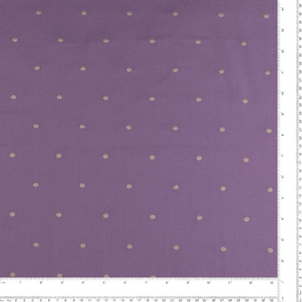 Embroidered Linen look - SUSSY - Purple on Sale